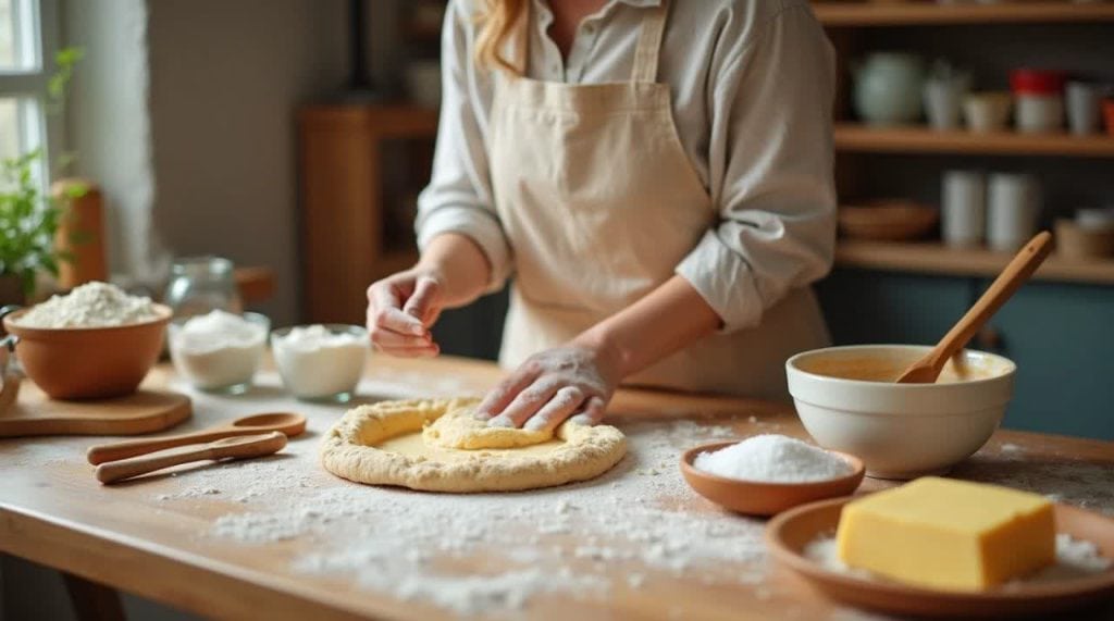 مراحل تهیه شیرینی عید بدون فر و همزن 