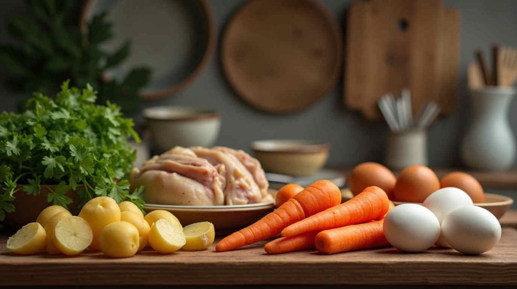 مواد لازم برای سالاد الویه برای 300 نفر