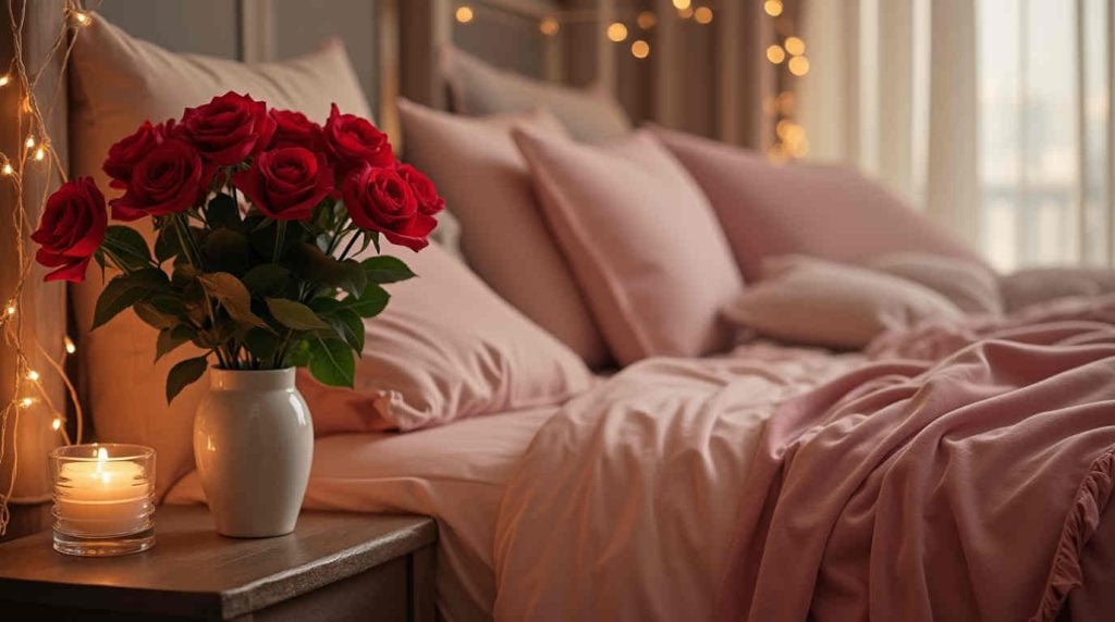 تزئین خانه با گل رز