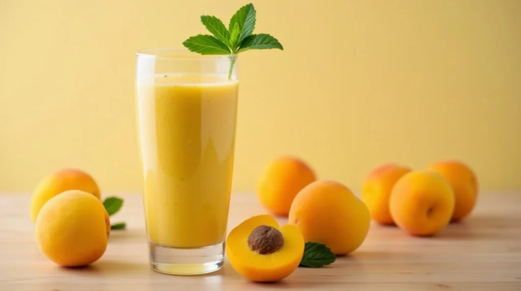 طرز تهیه اسموتی زردآلو-اسموتی توت فرنگی
