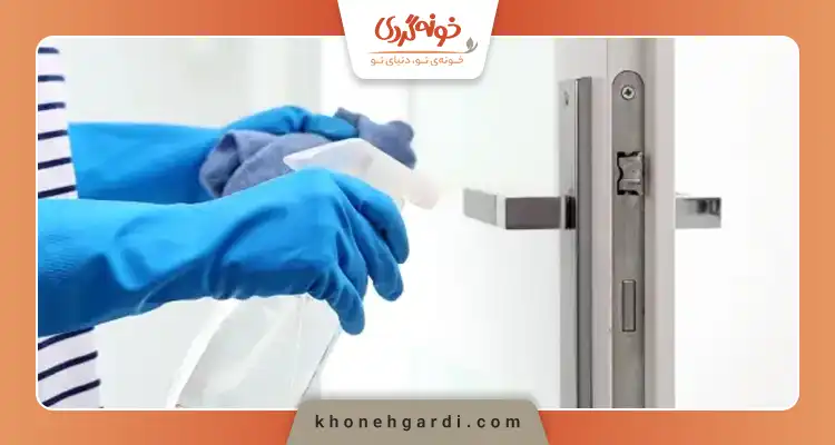 تميز كردن درب ضد سرقت فلزی