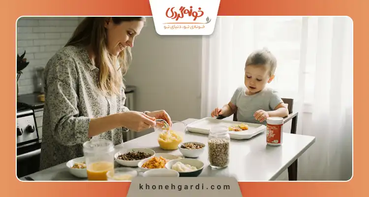 بهترین غذا برای وزن گیری نوزاد هشت ماهه