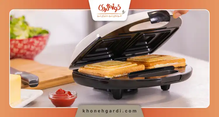 تمیز کردن ساندویچ ساز