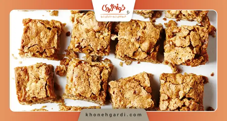 طرز تهیه کیک رژیمی با جو دوسر و کره بادام زمینی
