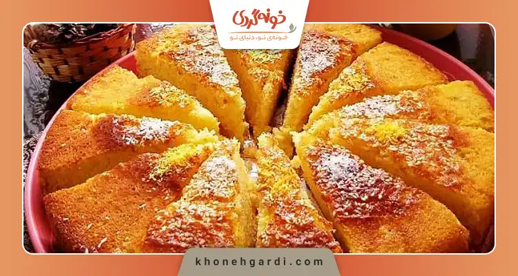 طرز تهیه کیک یزدی در ماهیتابه رژیمی