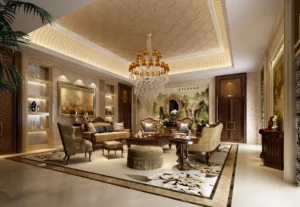 چیدمان مبل سلطنتی 9 نفره در پذیرایی های کوچک چیدمان مبل نه نفره در پذیرایی مستطیل شکل