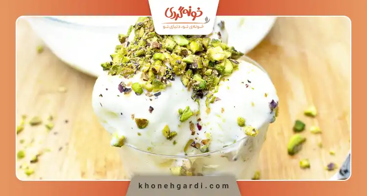 طرز تهیه بستنی خانگی با شیر بدون ثعلب و خامه
