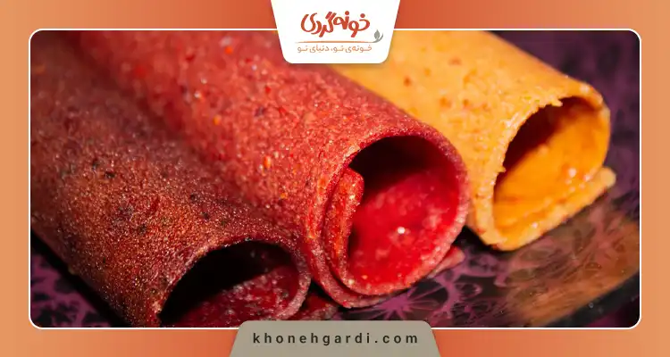 طرز تهیه لواشک هلو و شلیل خانگی