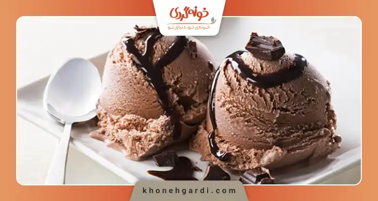 طرز تهیه بستنی خانگی با شیر و کاکائو