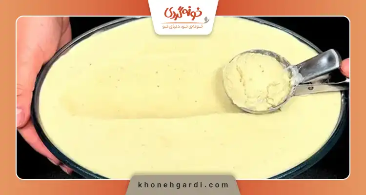 طرز تهیه بستنی خانگی با شیر و نشاسته ذرت