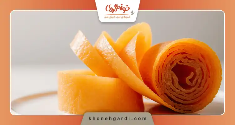 طرز تهیه لواشک طالبی خانگی
