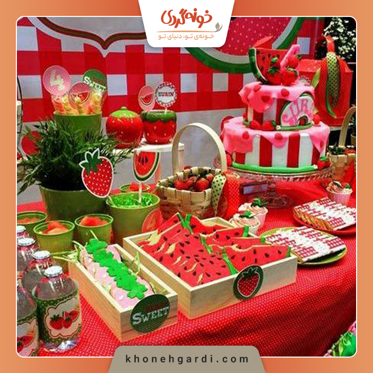 خوراکی شب یلدا برای مدرسه