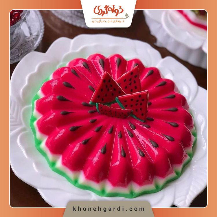 تزیین ژله شب یلدا