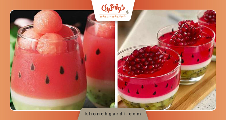 تزیین ژله شب یلدا