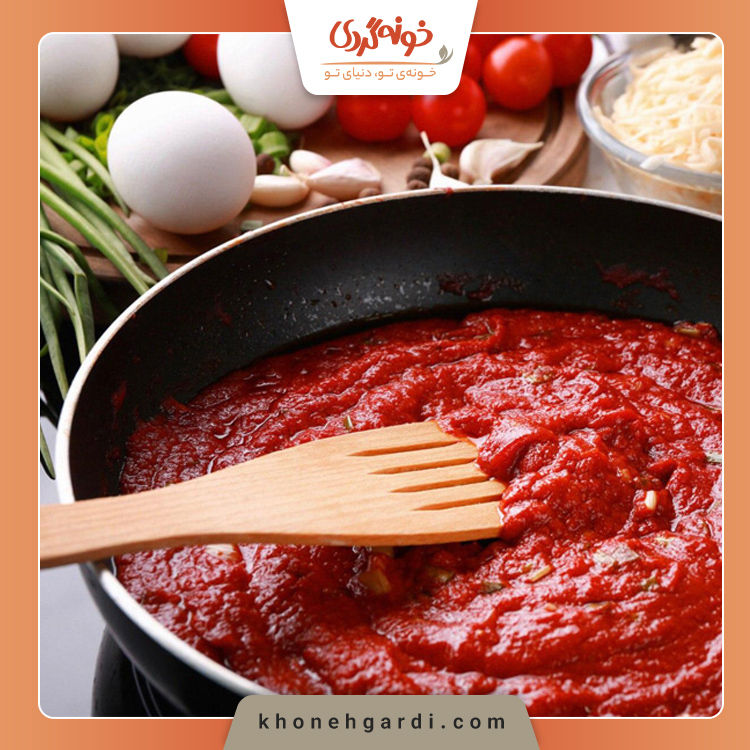 جلوگیری از پاشیدن رب گوجه هنگام پخت