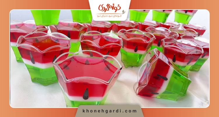 تزیین ژله شب یلدا