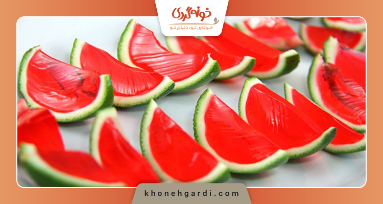 تزیین ژله شب یلدا