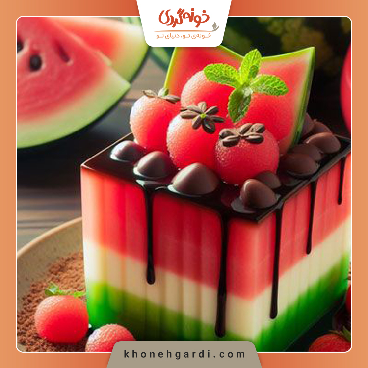 تزیین ژله شب یلدا