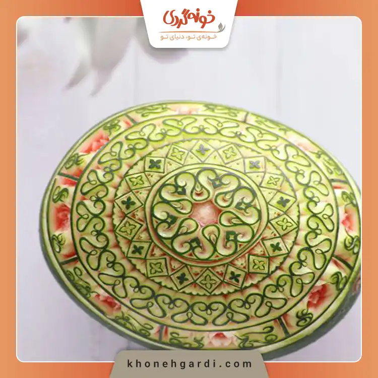 حکاکی هندوانه شب یلدا