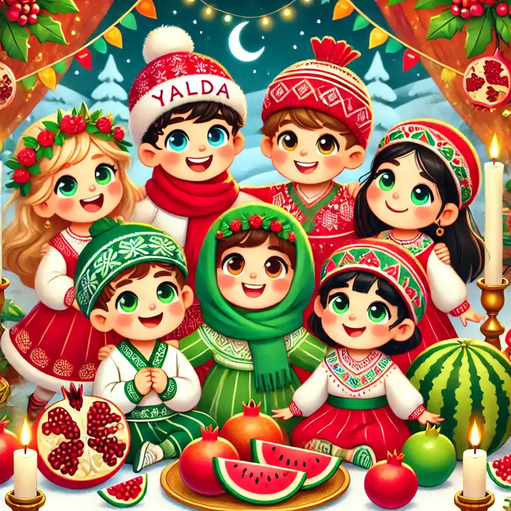 خوراکی شب یلدا برای بچه ها