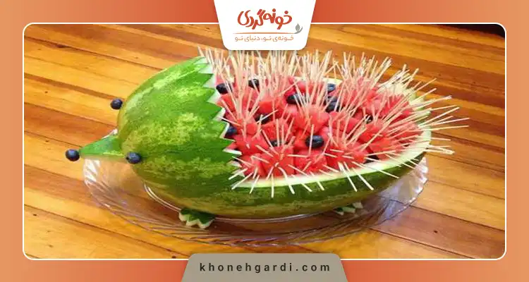 حکاکی هندوانه شب یلدا