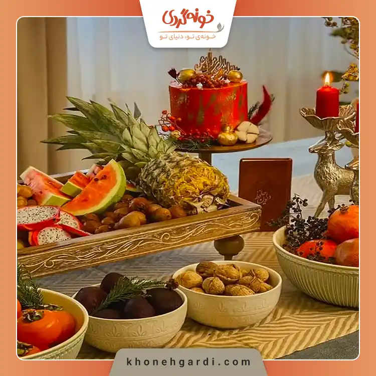 چیدمان سفره شب یلدا