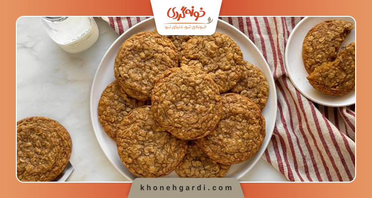 طرز تهیه کوکی جو دوسر با شیره انگور