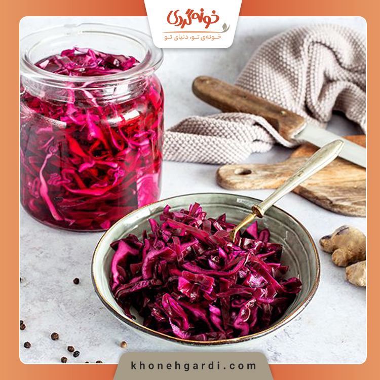 طرز تهیه ترشی کلم قرمز