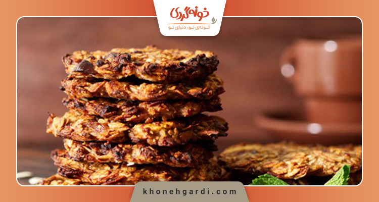 طرز تهیه کوکی جو دوسر با شیره انگور