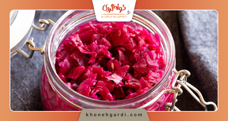طرز تهیه ترشی کلم قرمز