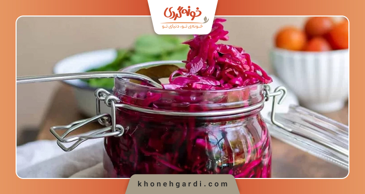 طرز تهیه ترشی کلم قرمز