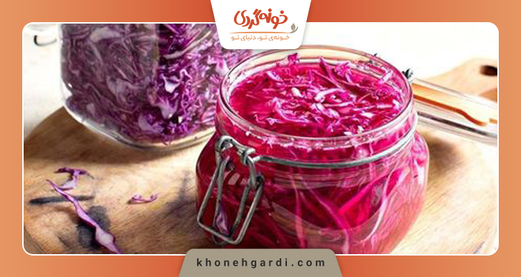 طرز تهیه ترشی کلم قرمز