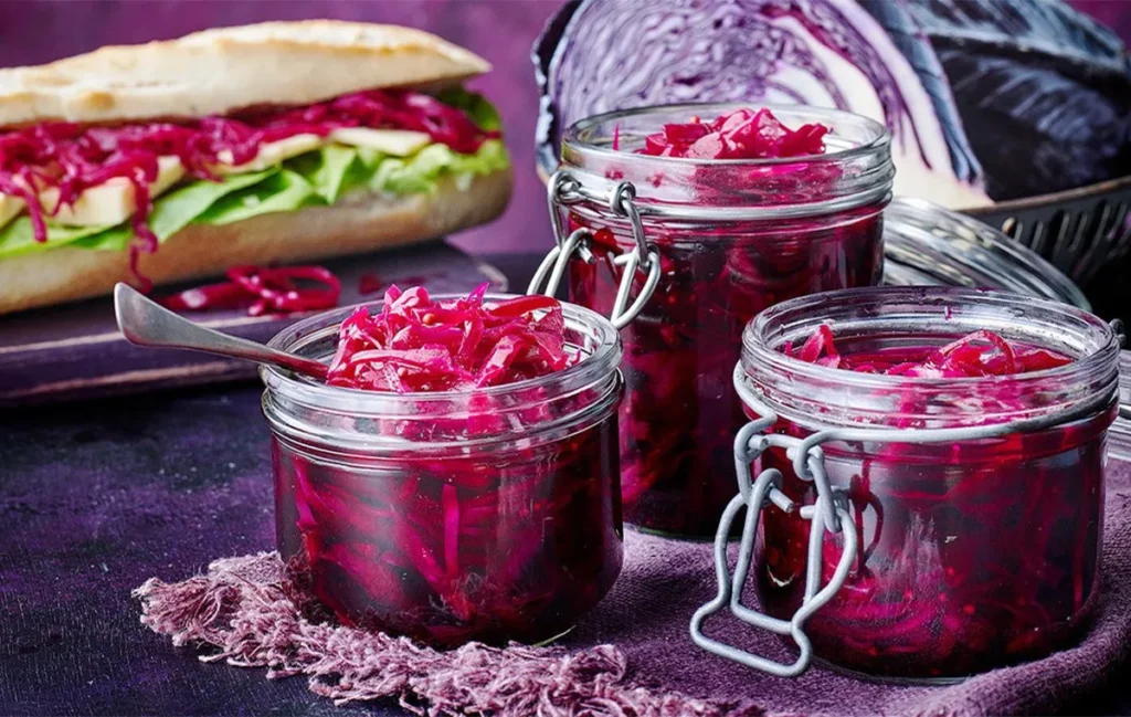 طرز تهیه ترشی کلم قرمز